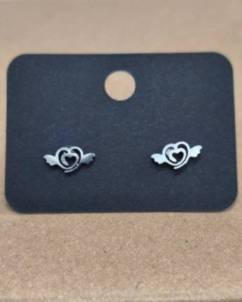 33  α  σκουλαρικια ΚΑΡΔΙΕΣ ΦΤΕΡΑ (1)